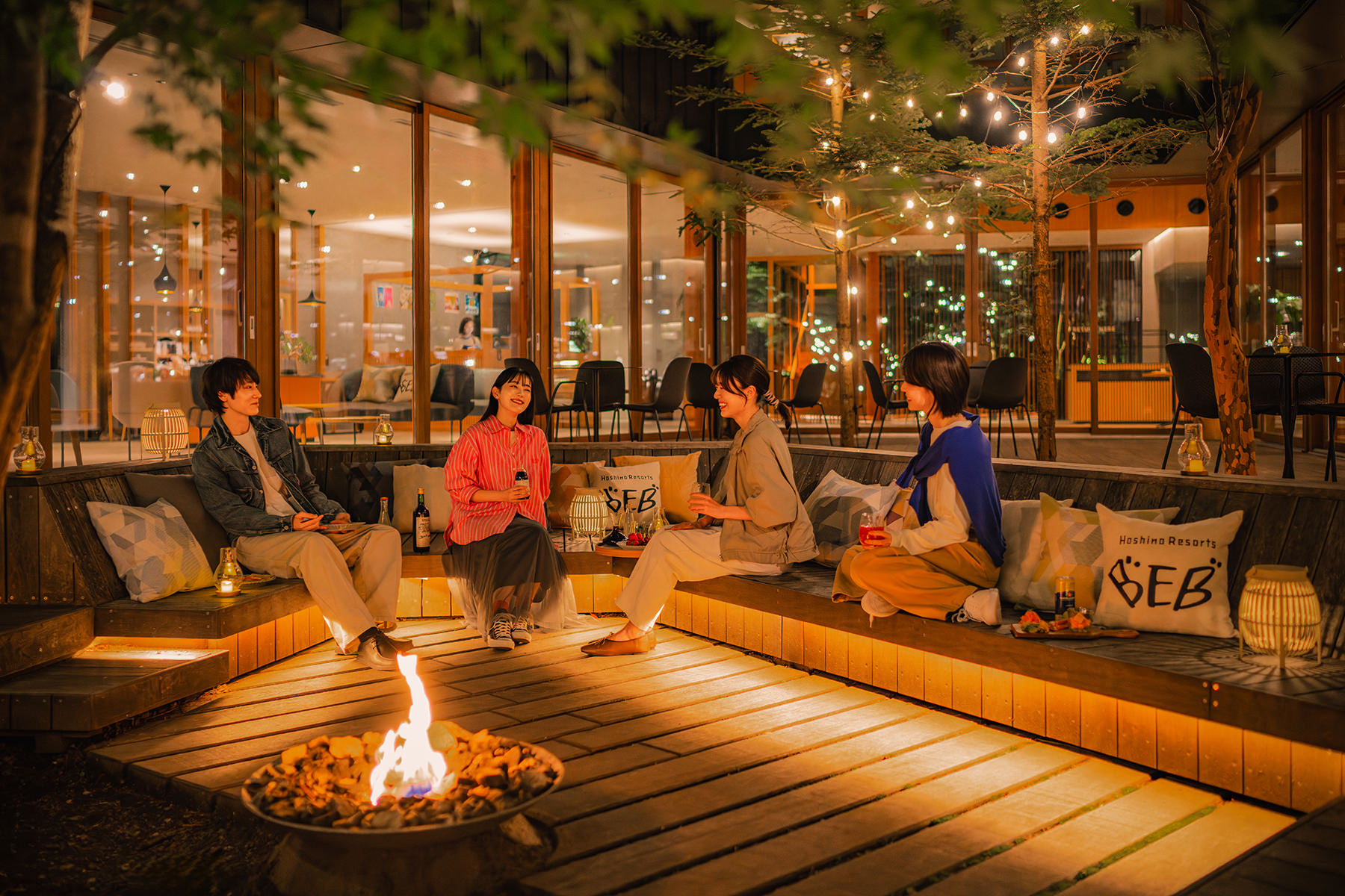 星野温泉の外観